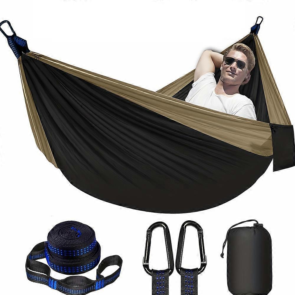 Portable Camping Travel Single Hammock Hanging Bed with Tree Strap