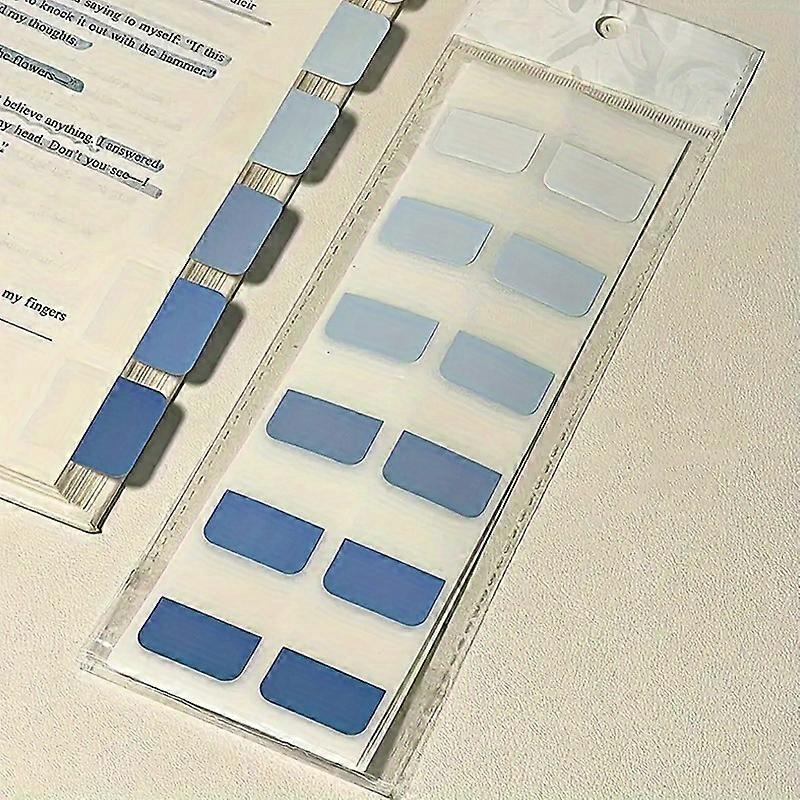 Medium Transparent Sticky Index Tabs, Reusable Positioning Labels, Book and Document Classification Note Tabs, for Office