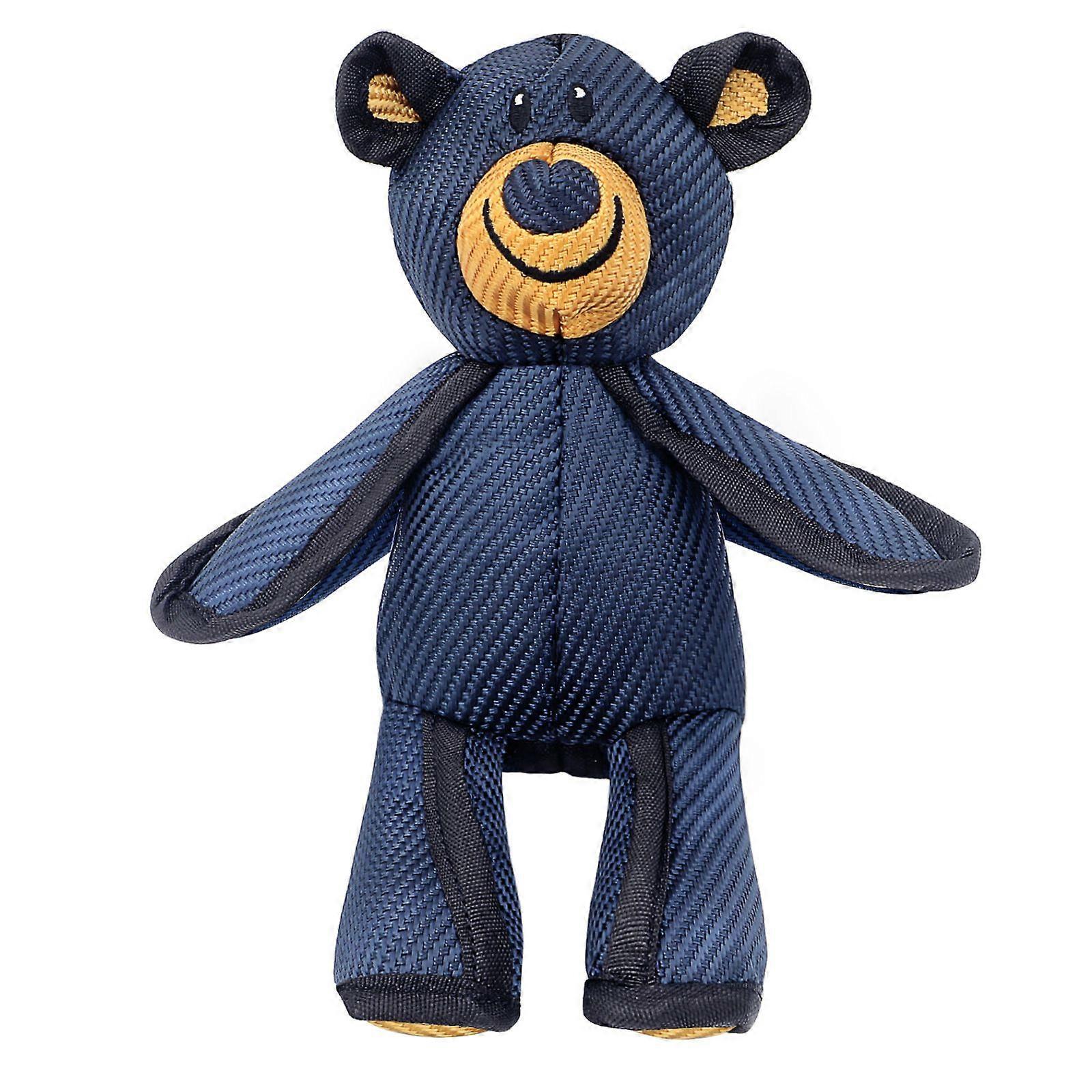 Indestructible Robust Bear Dog Toy Unbreakable Dogs Toy 2.0 Pet Companion for Heavy Chewers Squeaky Dog Toys for Aggressive Chewers Unbreakable Stuffe