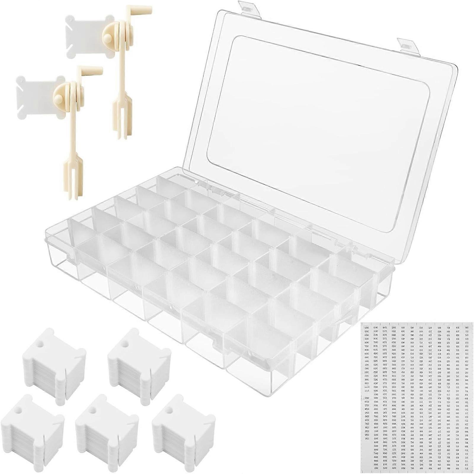 Efficient Embroidery Thread Management Systems Incorporating Removable Compartments and Thread Winder for Sewing Multicolor