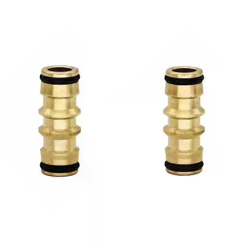 1 PCS Brass bidirectional hose connector joint repair accessory quick adapter suitable for EU and USA standard threads