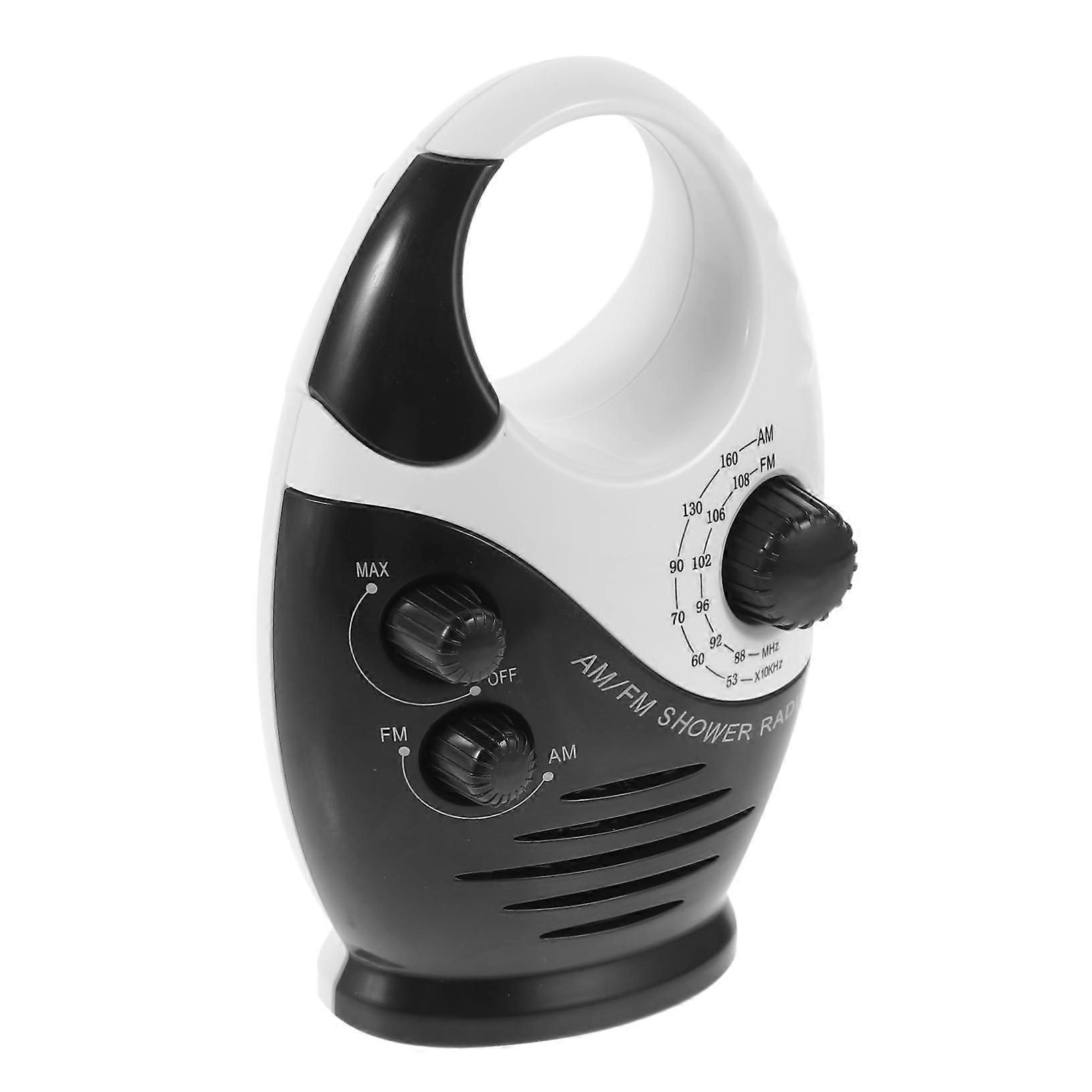 Waterproof Shower Radio with Built Speaker for Bathroom Use and Stable Signal Reception