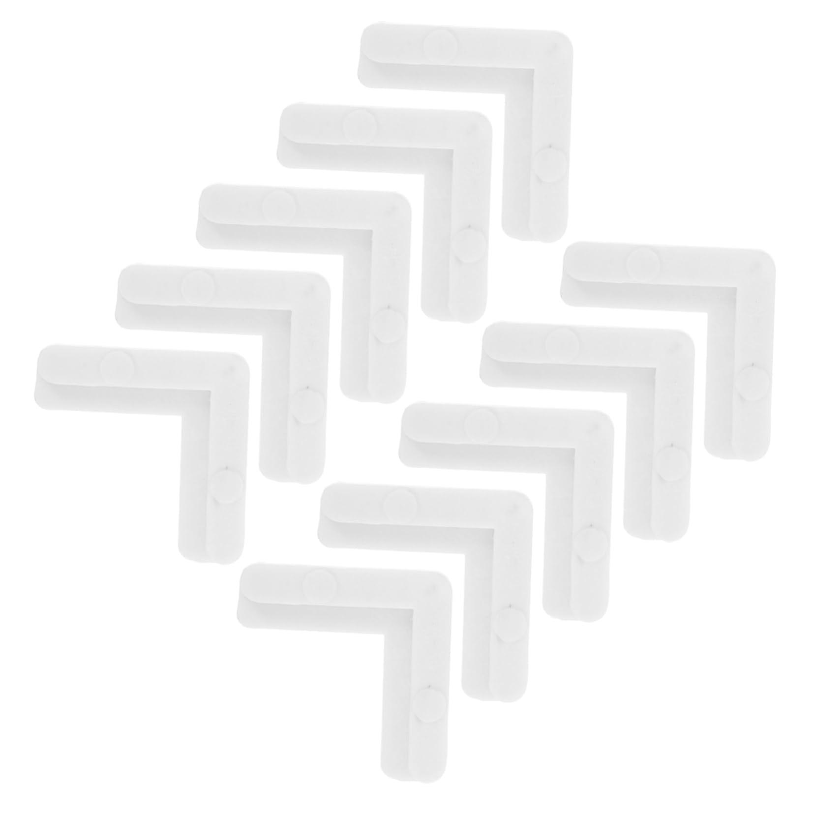 10pcs Window Screen Corner Brackets 90 Degree Durable Right Angle  Clips for Frames