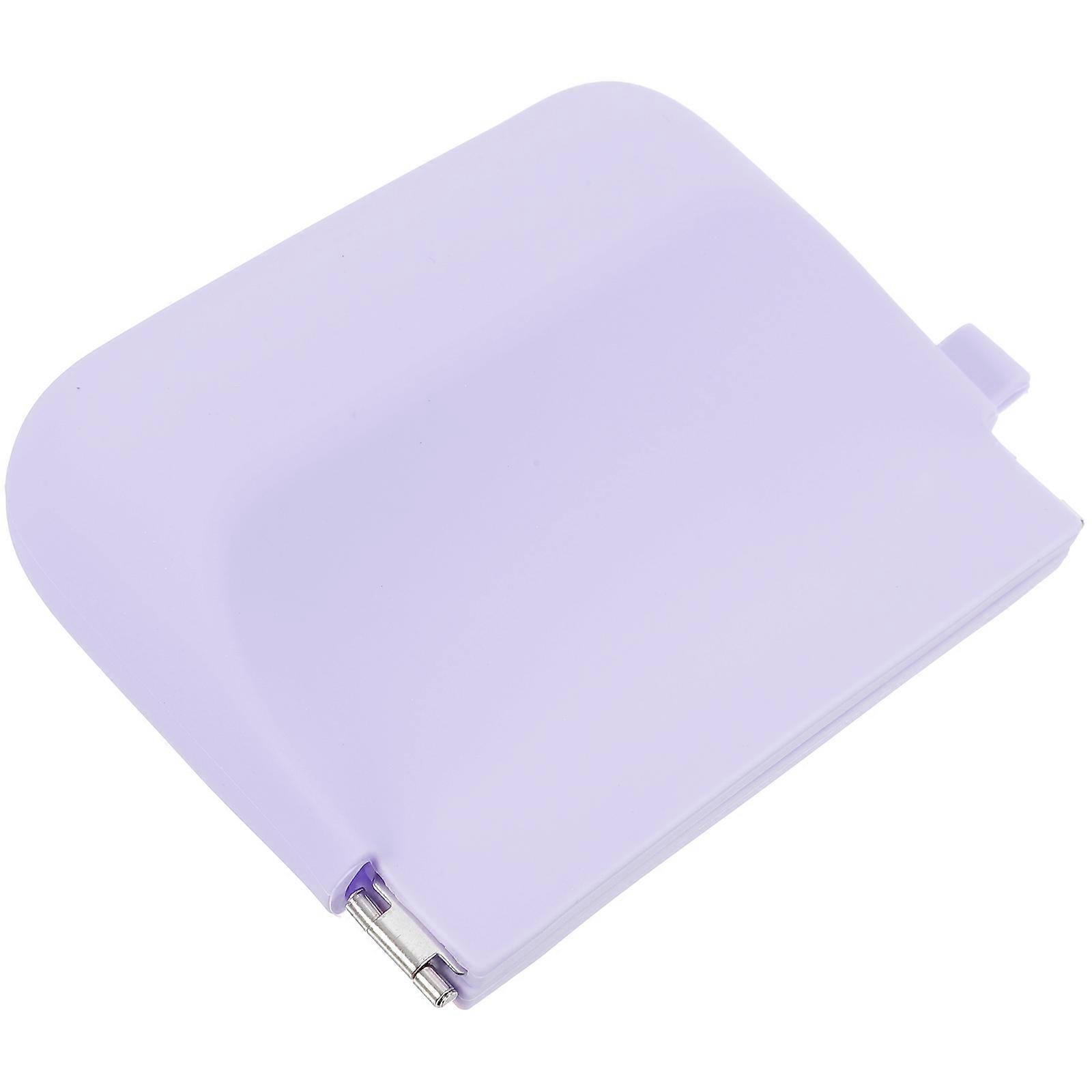 4Pcs Silicone Denture Case for Storage with Lid Purple Material