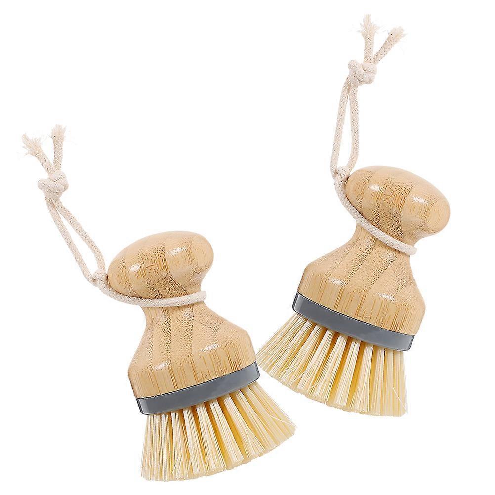 Dish Scrub Brush Portable Cleaning Brushes 2Pcs for Kitchen Utensils