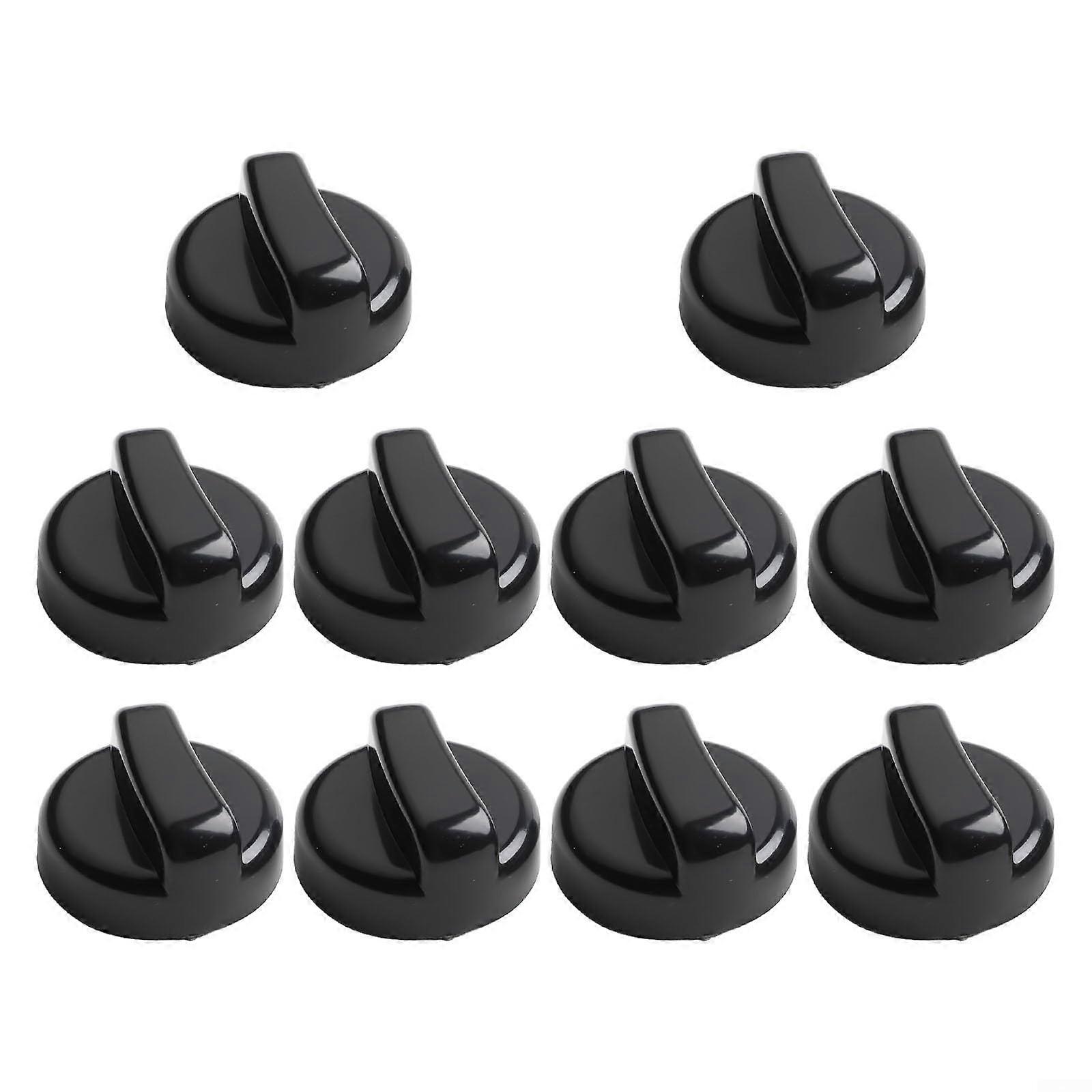 Patio Heater Replacement Knobs 10 Pack Black Gas Grill Control Knobs with 8mm Socket