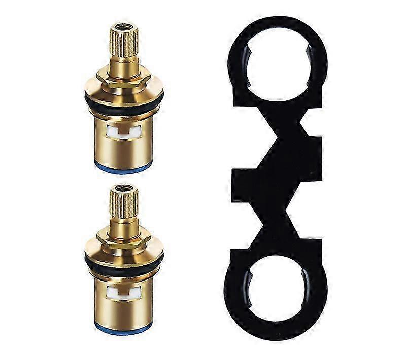 2025 Copper ceramic cartridge angle valve design with multi-function spanner