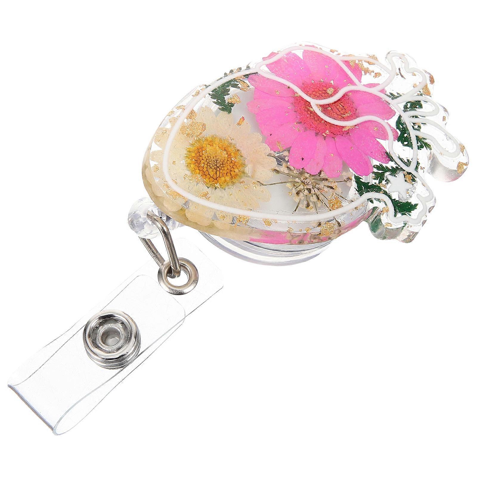 Multi Convenient Badge Holder Acrylic Badge Reel for Work