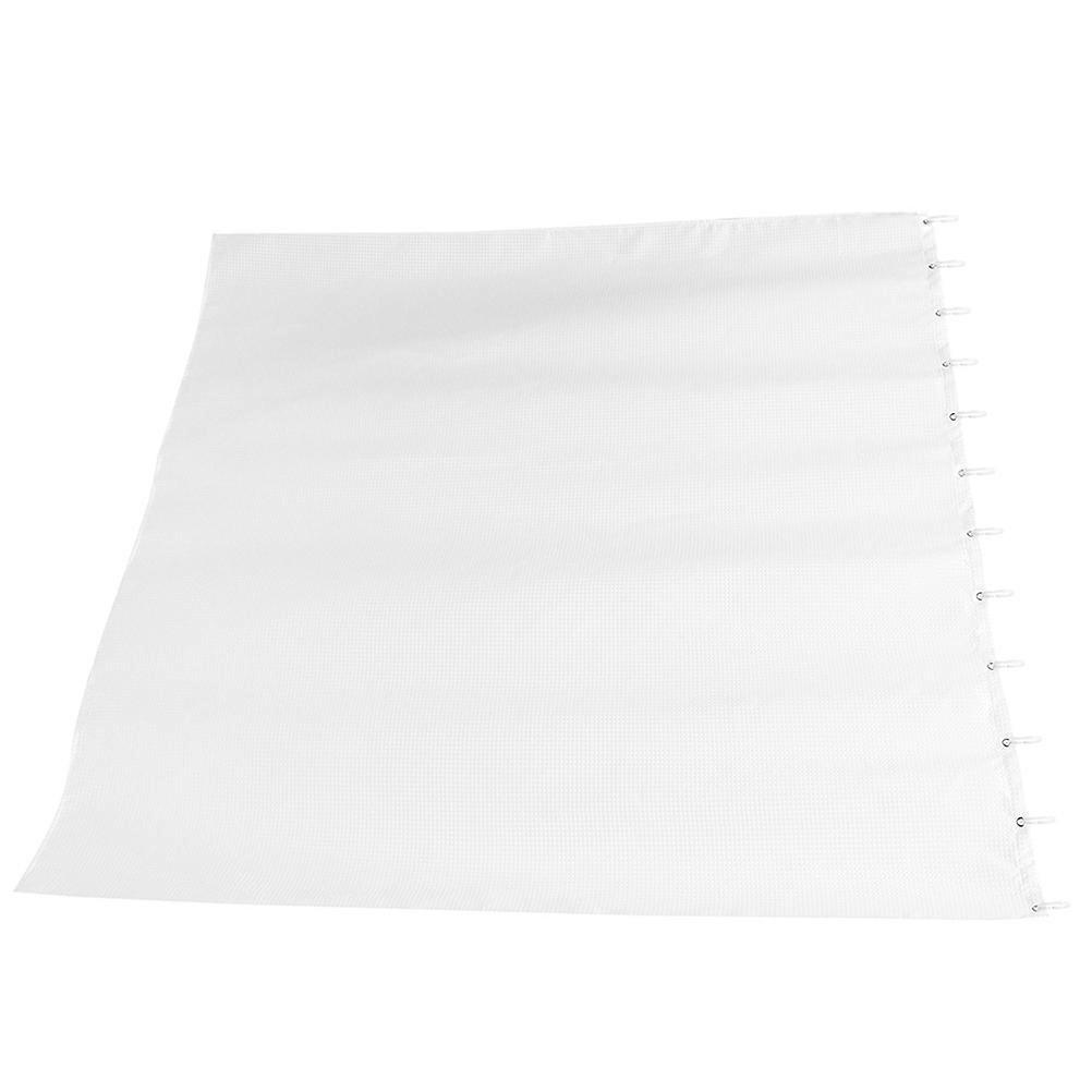 Solid Color Shower Curtain 4Pcs Waterproof Decorative Hanging Curtain for Bathroom 180X80CM Rectangular Shape