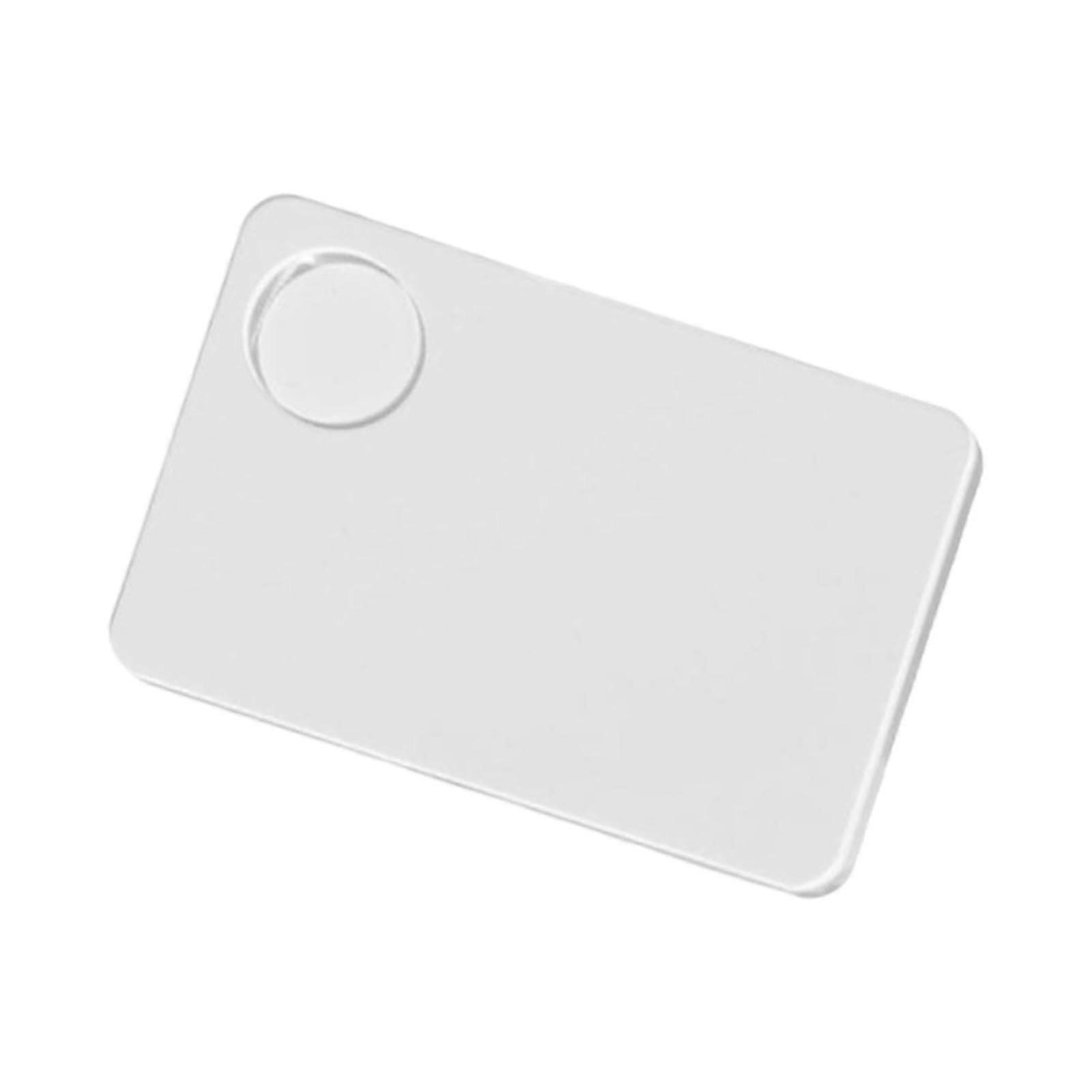 Makeup Mixing Palette Acrylic Rectangular 10cm x 15cm Easy Color Blending for Cosmetics