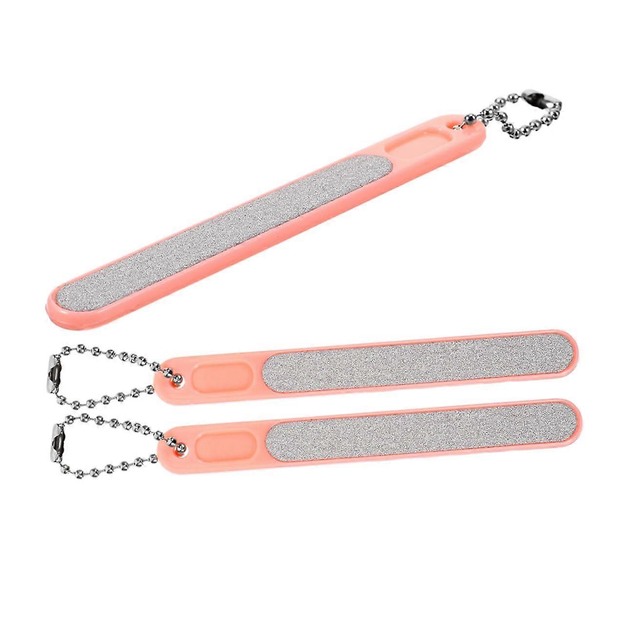 Nail Buffer and File Set 3pcs for Natural Nails Quick Smoothing Durable Abrasive TravelFriendly
