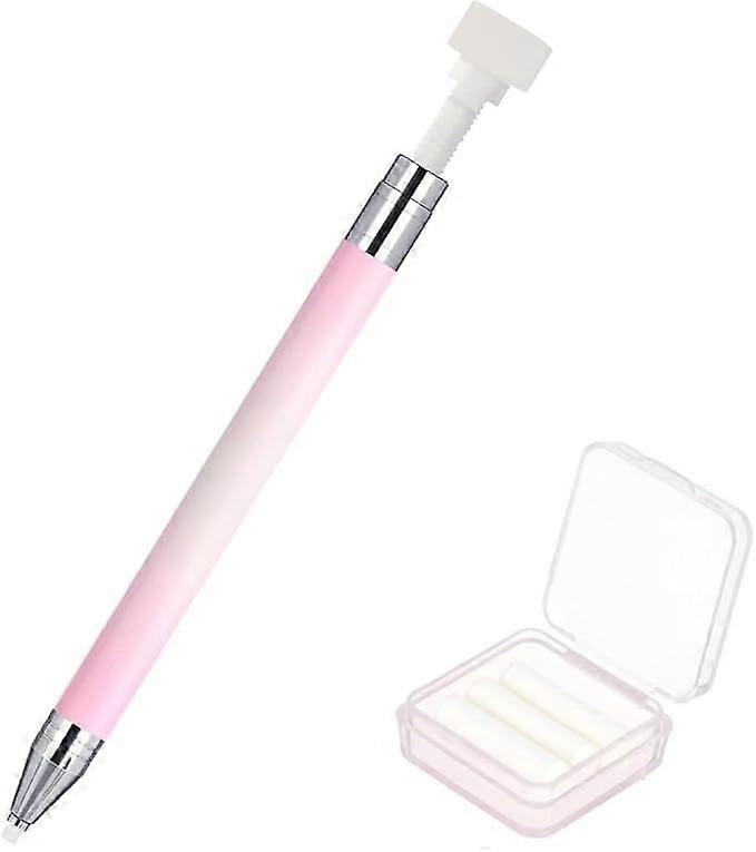 Gradient Rhinestone Picker Pen for Accurate Gem Placement, Refillable Diamond Painting Tool, Pink