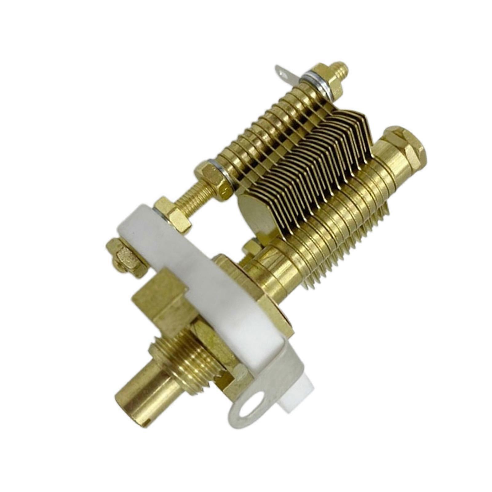 Stable Air Variable Capacitor Copper Ceramic Texture Ensuring Long Term Durability in Harsh Environmental Conditions Multicolor