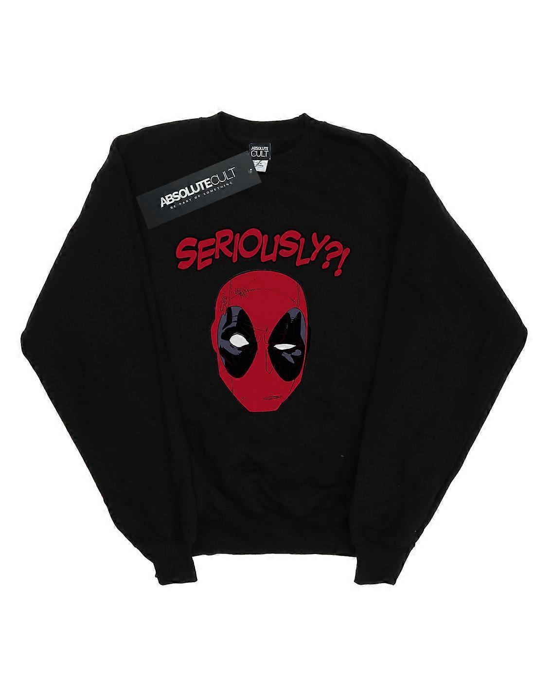 Marvel Men's Deadpool Seriously Sweatshirt