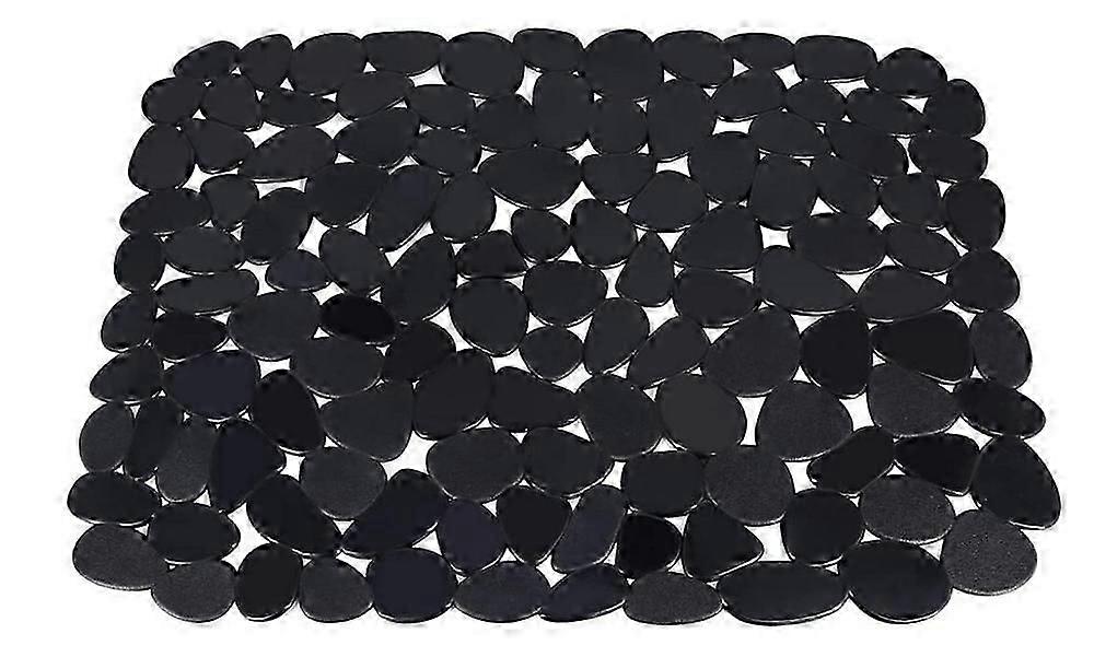 Sink Mat - Draining Mat - Rectangular - Sink Mat - Sink Mat - Sink Protector - 30*40cm - Black - PVC