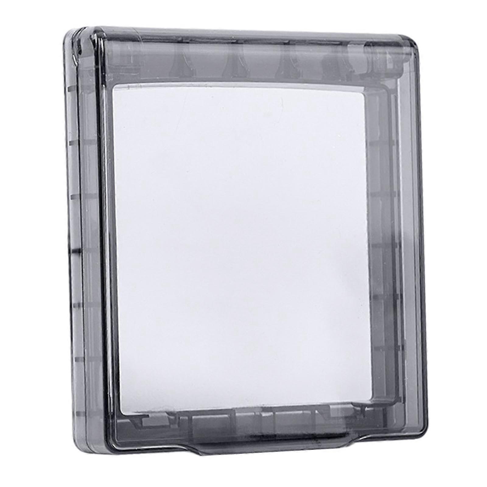 Waterproof Switch Cover 86 Type Wall Socket Protector Dustproof Flame Retardant Clear Gray