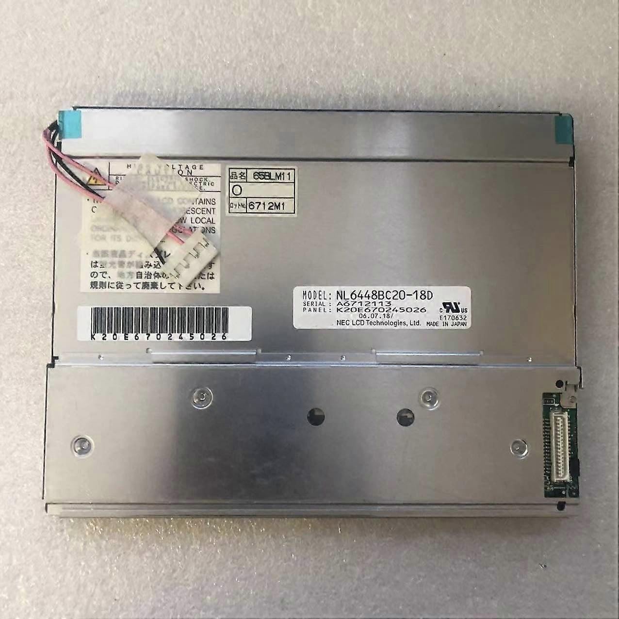 Original NL6448BC20 18D LCD Display Module Grade A Industrial Screen