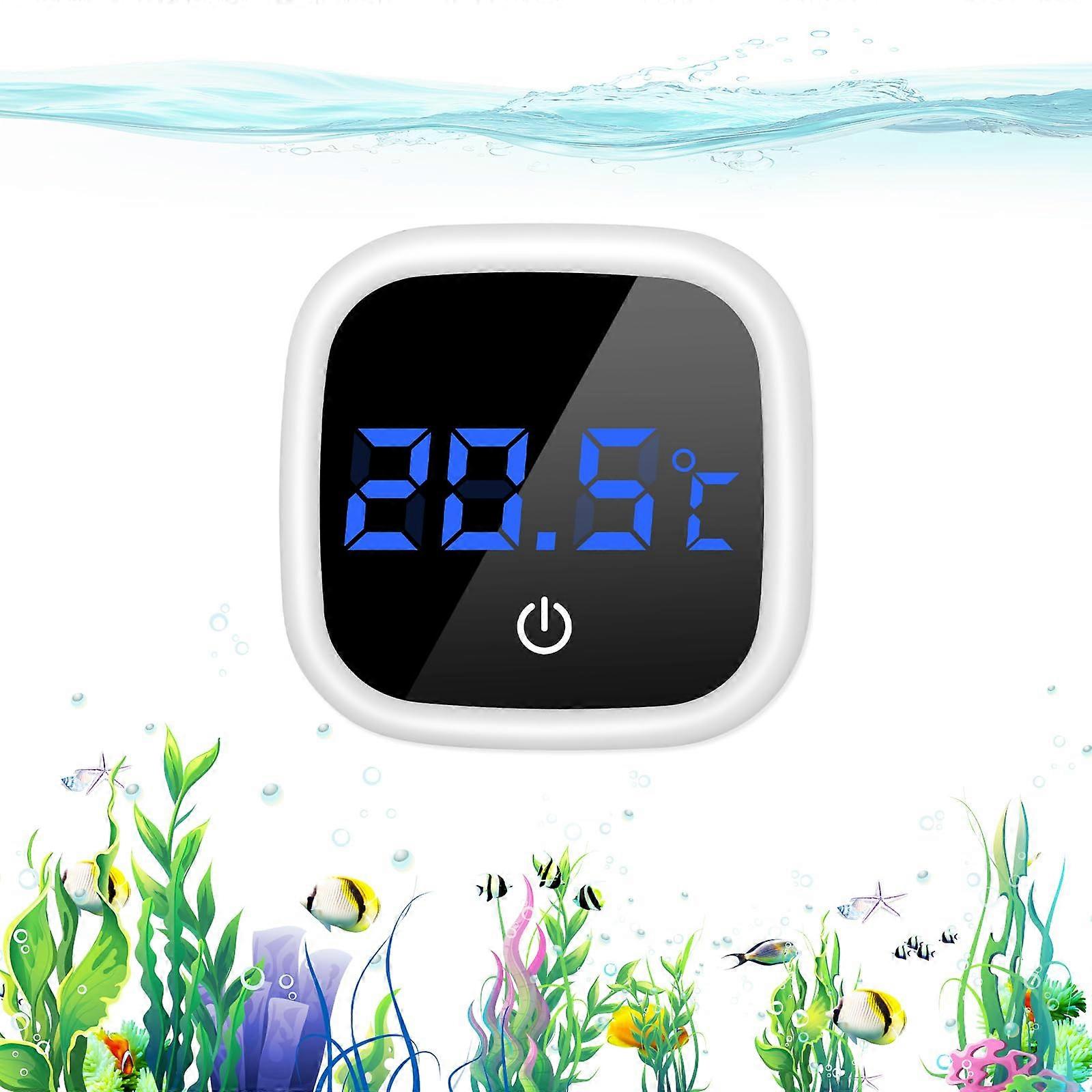 Digital Aquarium Thermometer with HD LED Display,  Precision Probe, Wireless Touch Control