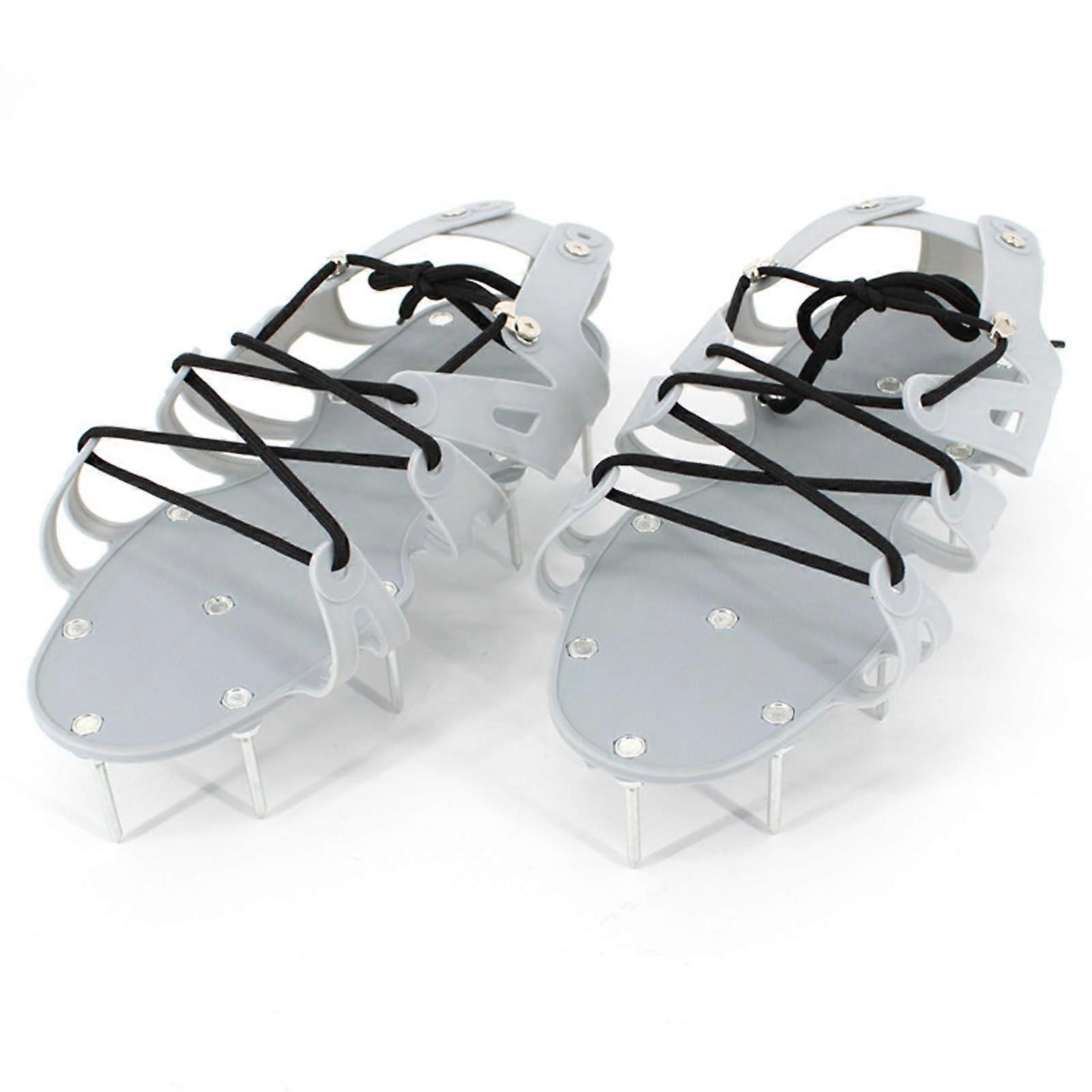 Adjustable Lawn Aerator Shoes with Durable PP Surround Spikes for Deep Soil Penetration