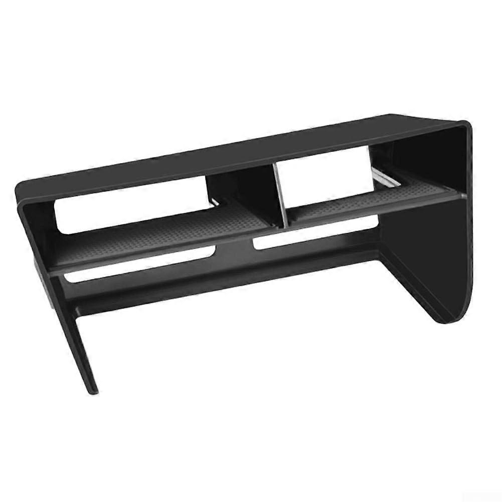 Center Console Organizer Under Screen Storage Box Black for Subaru Forester 20192024