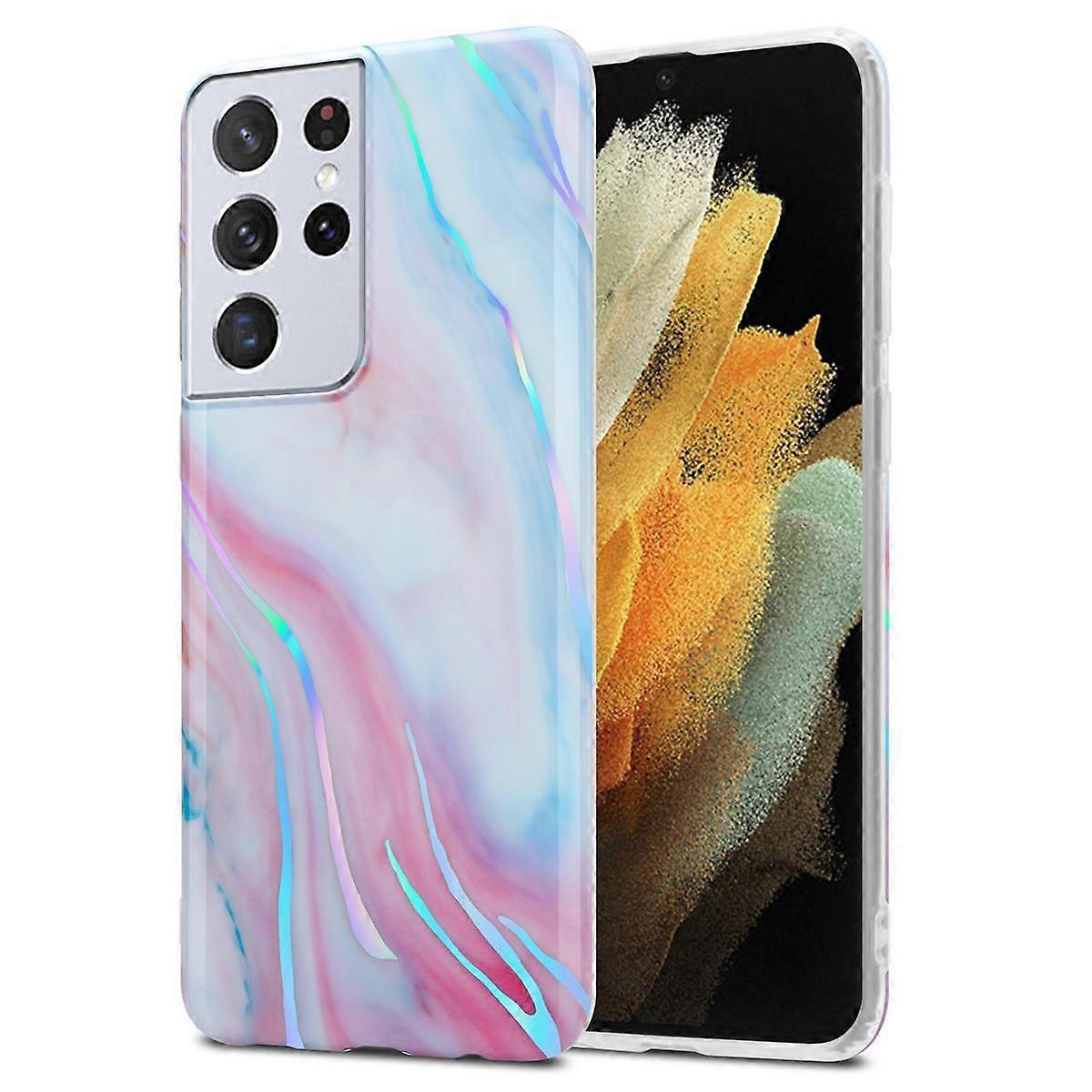 Samsung Galaxy S21 ULTRA Protective Case TPU Case - Marble Pattern