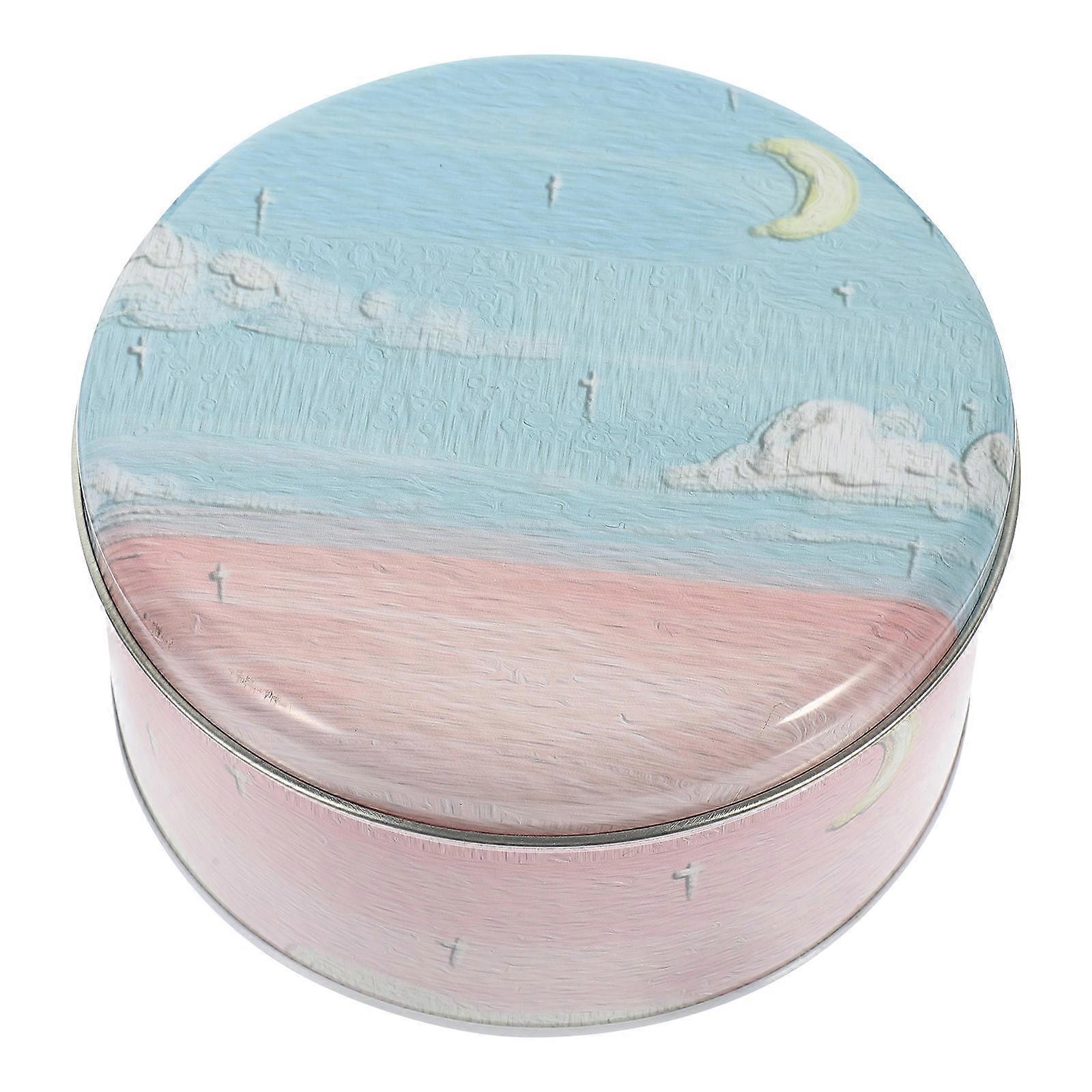 Tinplate Cookie Gift Box for Storage Use Decorative Candy Snack Tin