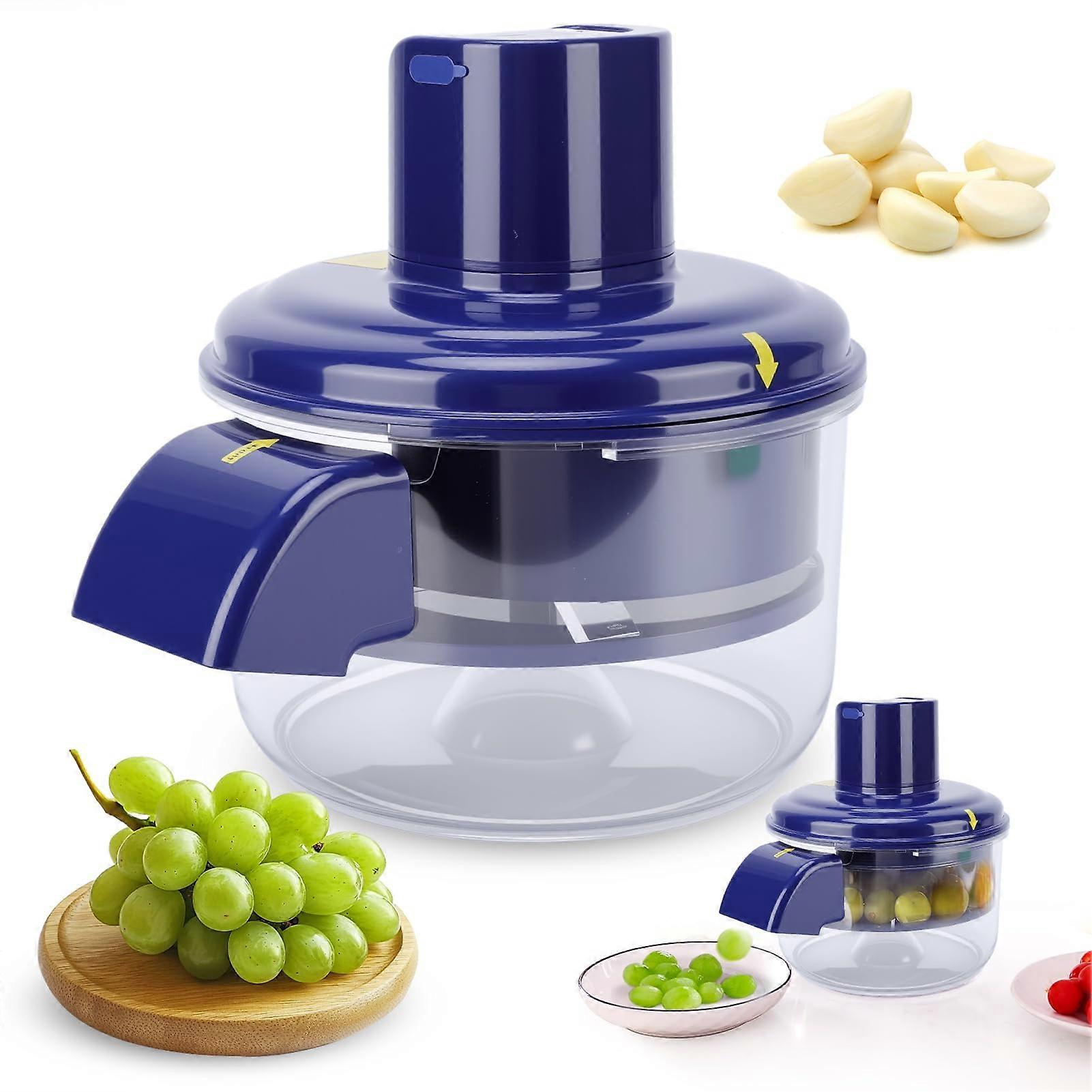 Electric Fruit Peeler with OneClick Automatic Peeling, Rechargeable Grape and Small Fruit Skin Remover
