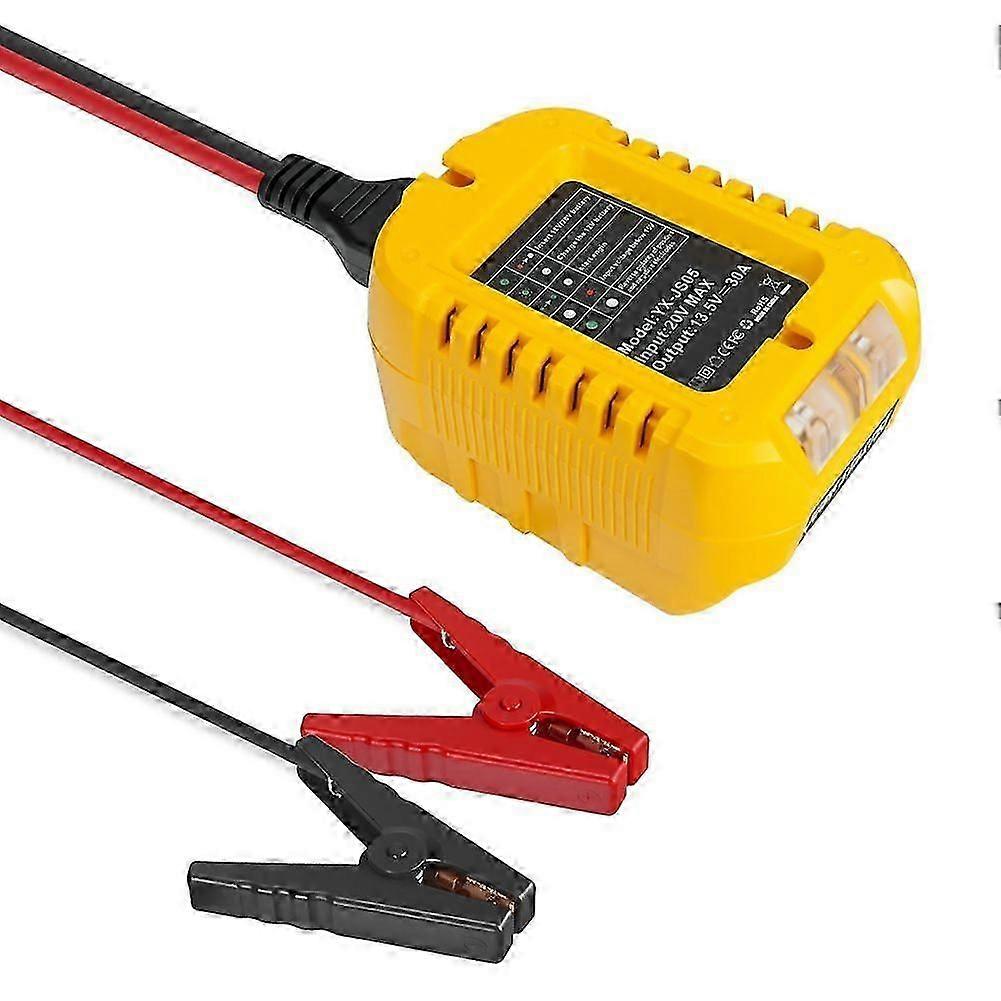 Jump Starter Adapter Cable Compatible With Dewalt 20V Battery
