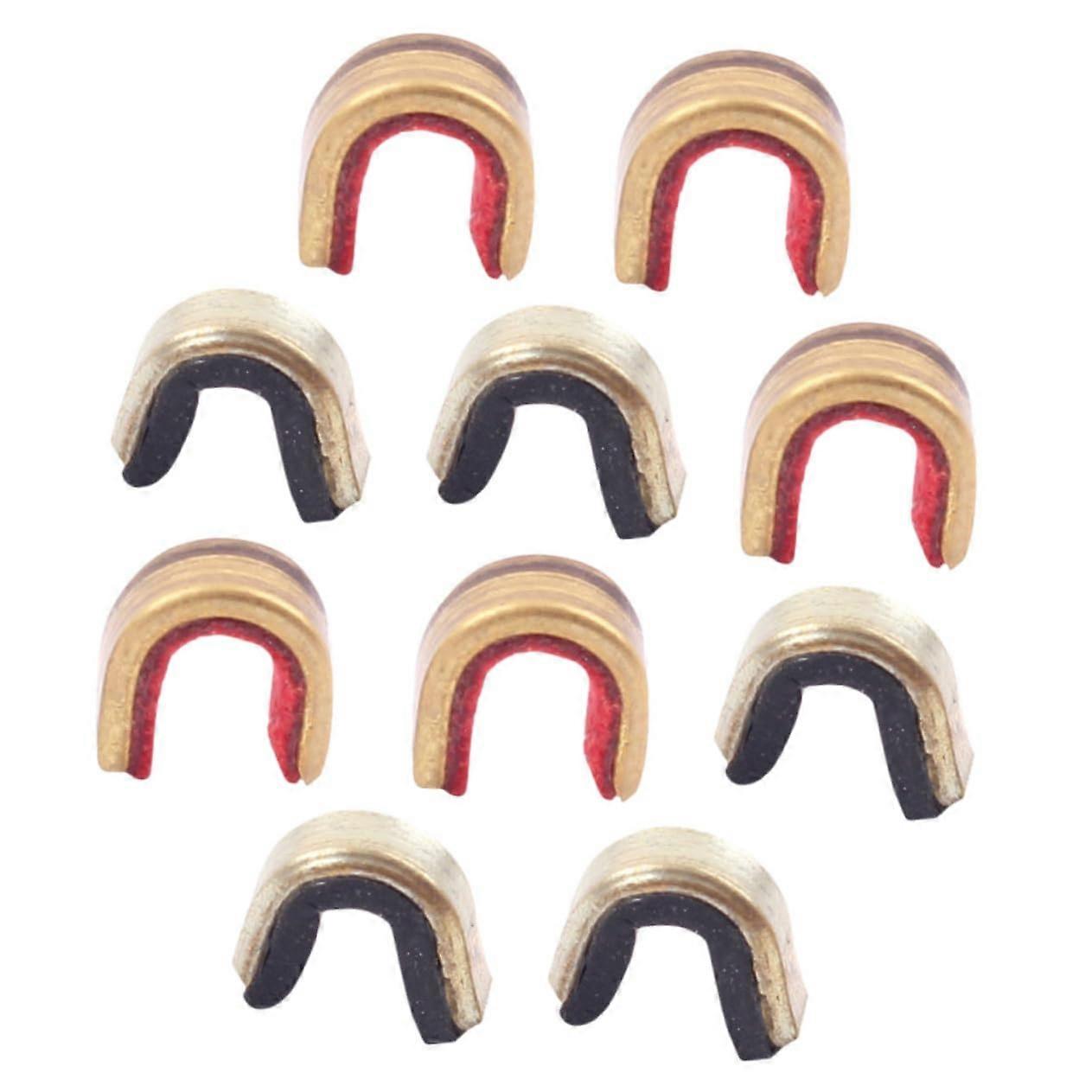 10pcs Archery Nocking Points Copper Alloy Bow String Buckles for Compound and Recurve Bows RustResistant