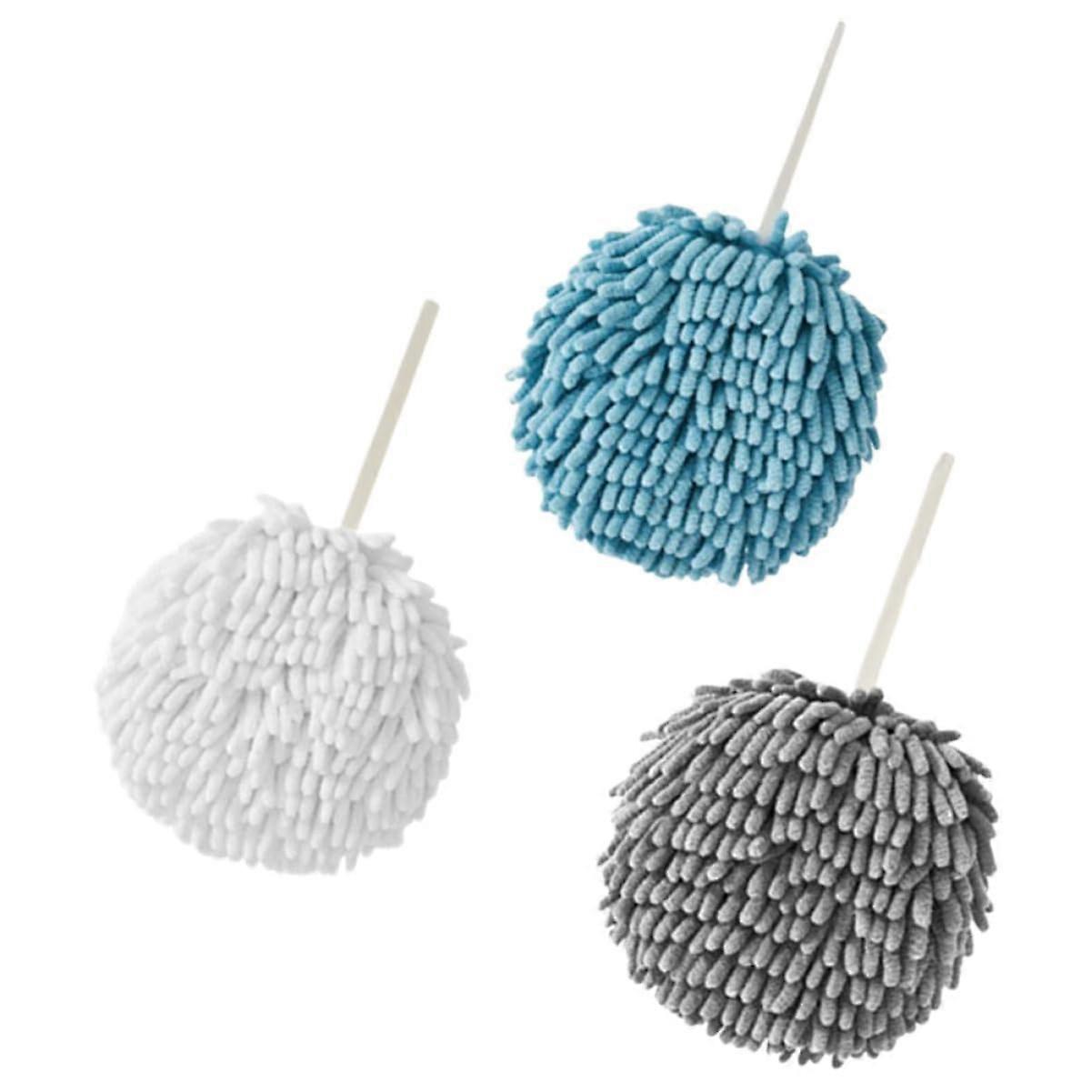 Hanging Hand Towels Microfiber Soft Absorbent Quick Dry for Bathroom and Kitchen 3pcs