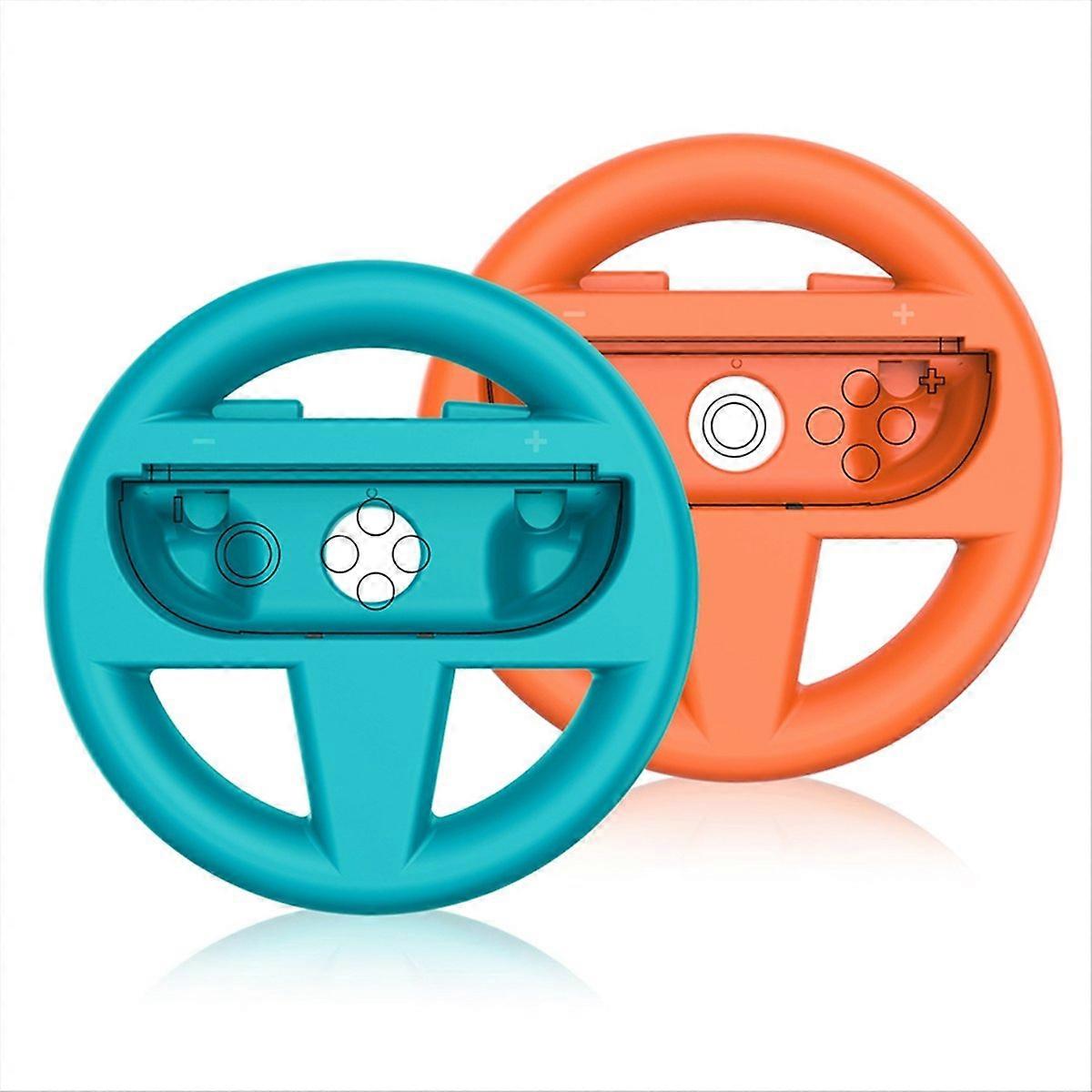 Left Right Game Steering Wheel Controller Handle Holder Grip JoyCon Controller Gamepad for B