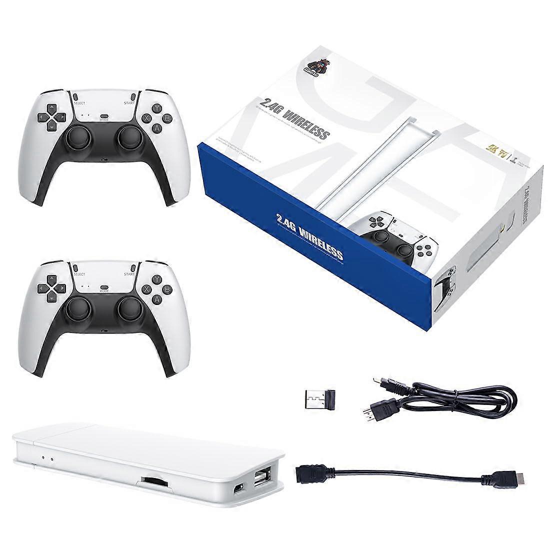 Retro Game Console with 19000+ Games HDMI 1080P 4Player Wireless Controllers Plug and Play
