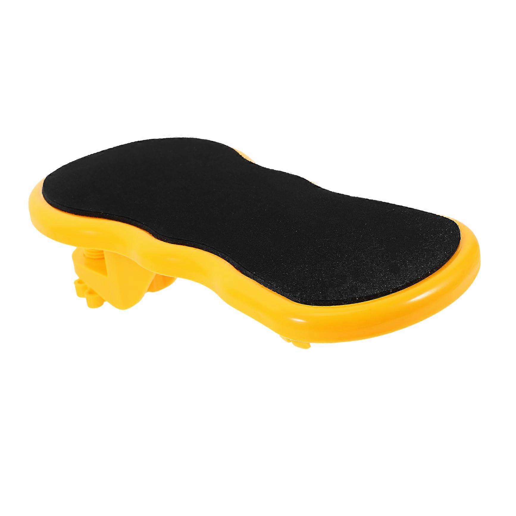 Desk Armrest with Ergonomic Support, Adjustable Foldable Design, Rotating ClampOn Rest for Computer