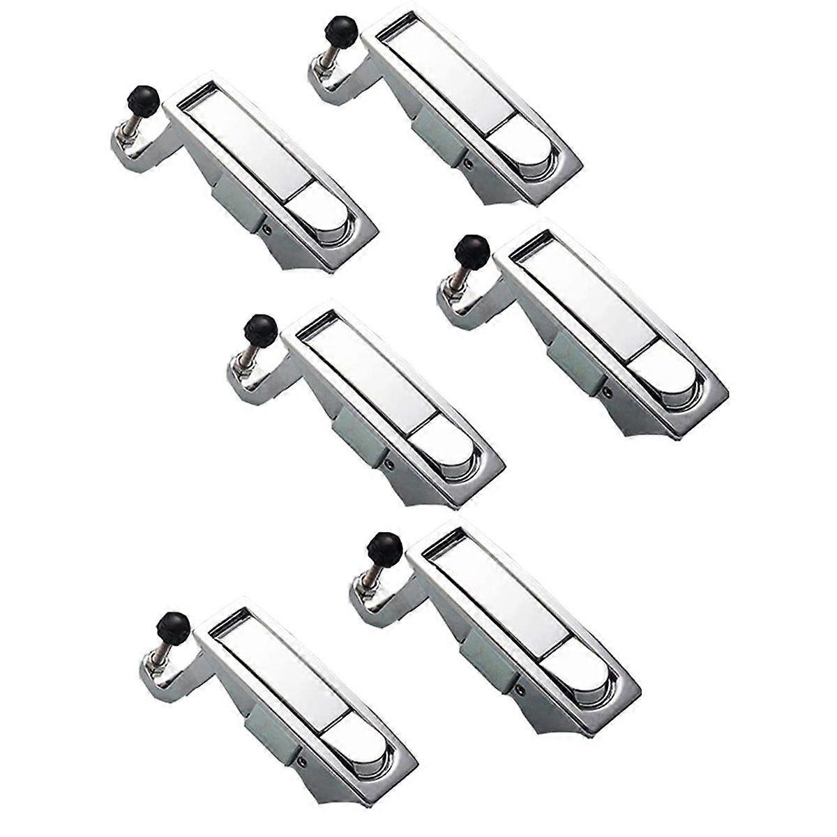 6PCS Compression Lock Trigger Lock Zinc Alloy Adjustable Lever Hand Operated Flush Compression Latc
