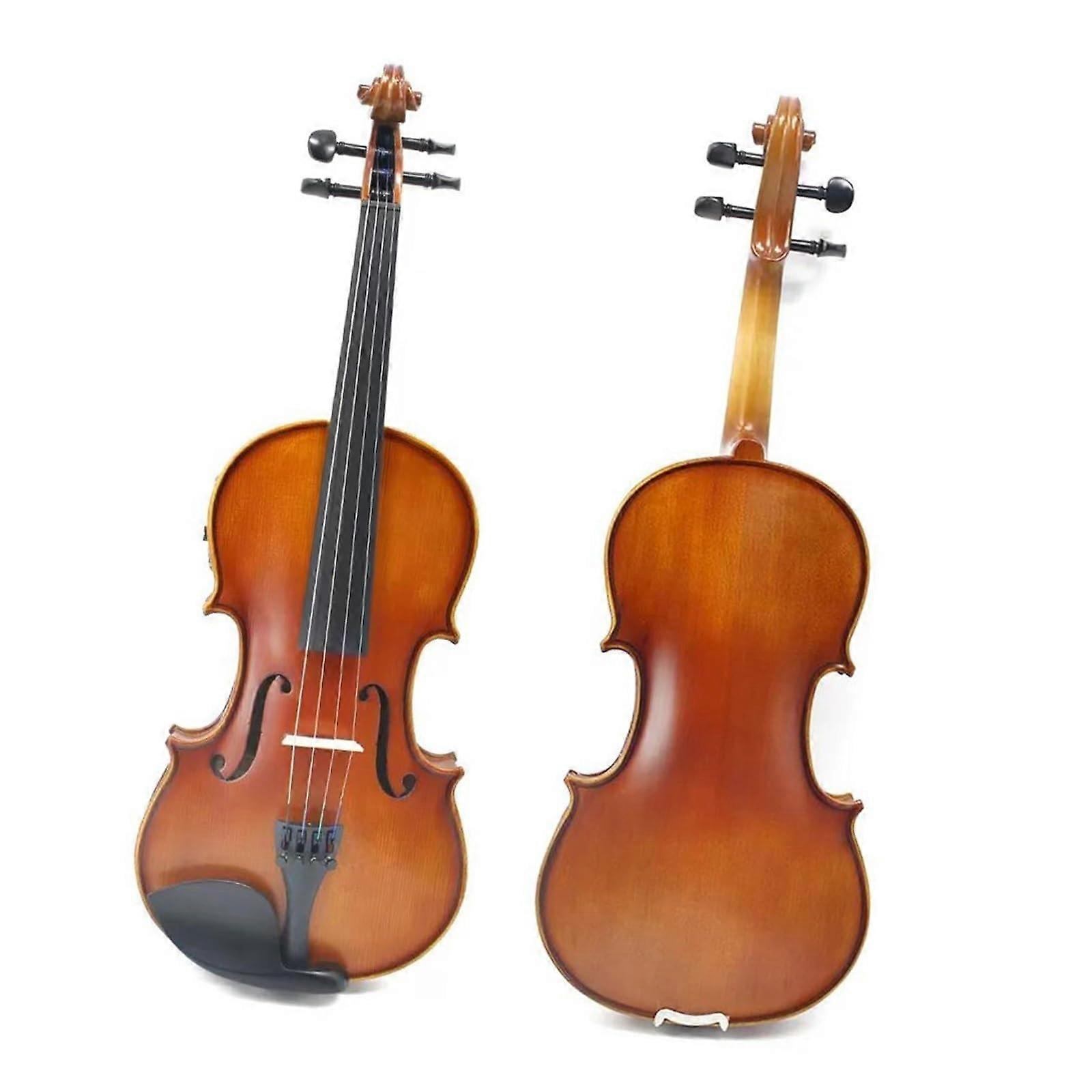 Handmade 4/4 Electric Violin 5 String Maple with Ebony Fingerboard and Warm Balanced Tone