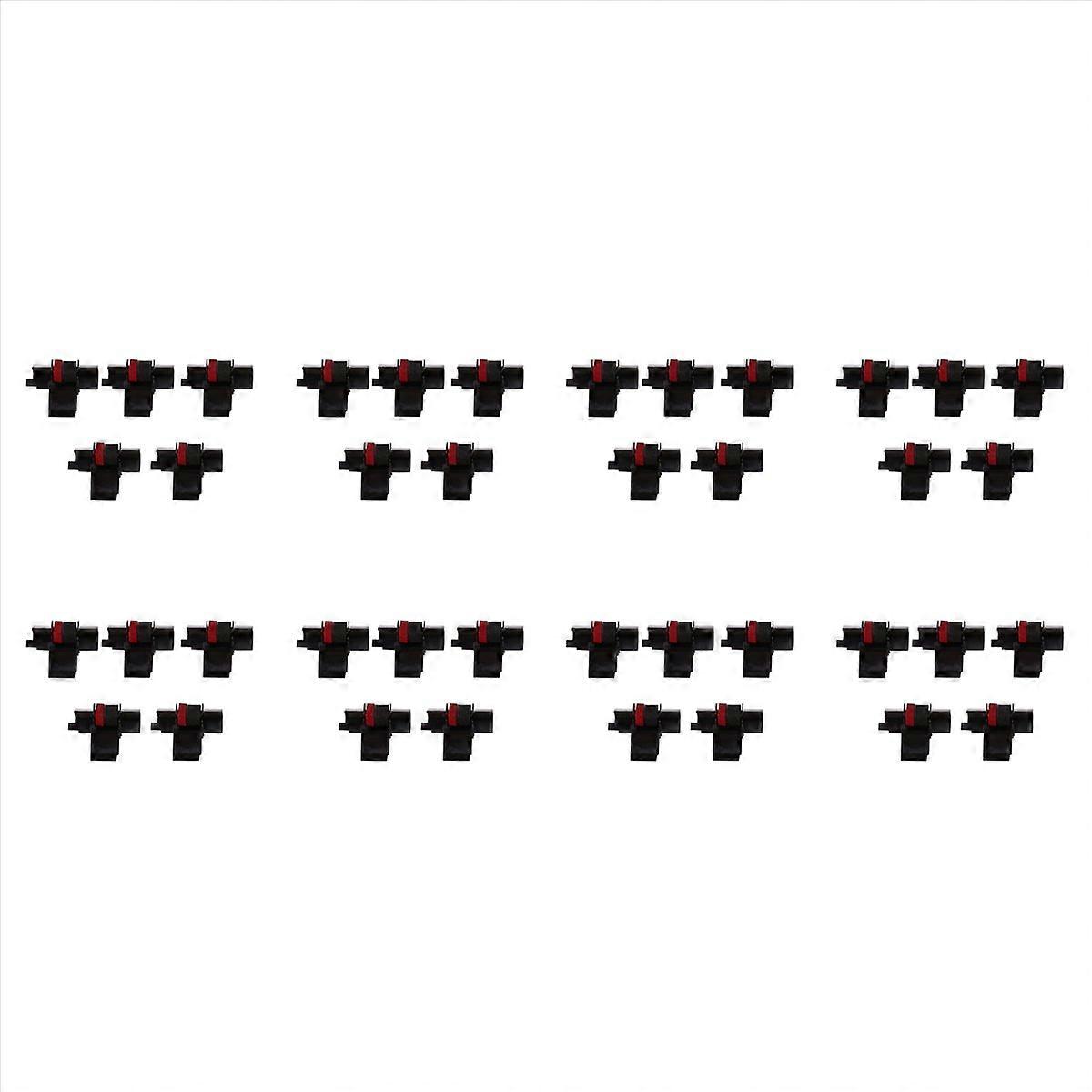 IR-40T (5 Pack)Calculator Printer Ribbons Ink Roller - Black & Red