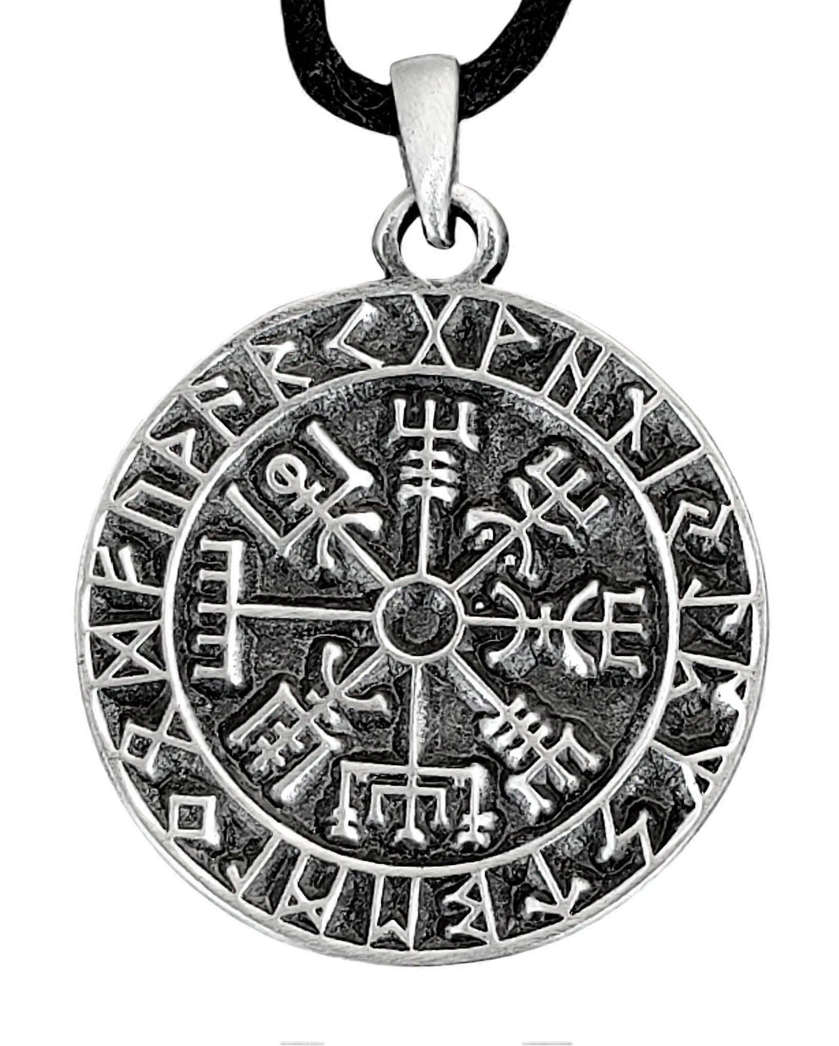Pendant 99 Viking Compass - Pewter