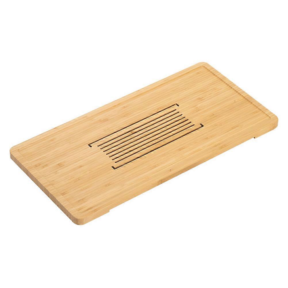 1Pcs Bamboo Tea Drain Tray for Home Use Practical Storage Tray