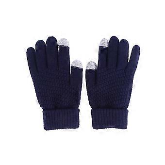 Outdoor Sports Touch Screen Gloves Warm Wool Knit for