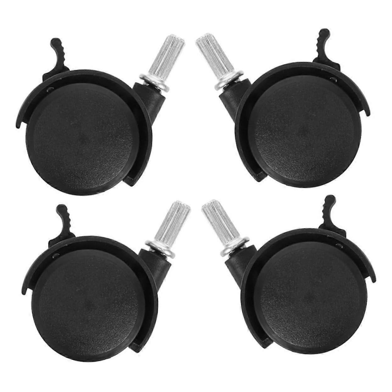 4 Pack Heavy Duty Replacement Caster Wheels for Carts Laundry Rack Smooth Rolling