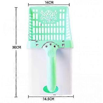 Integrated Plastic Cat Litter Scoop Cleaning Kit