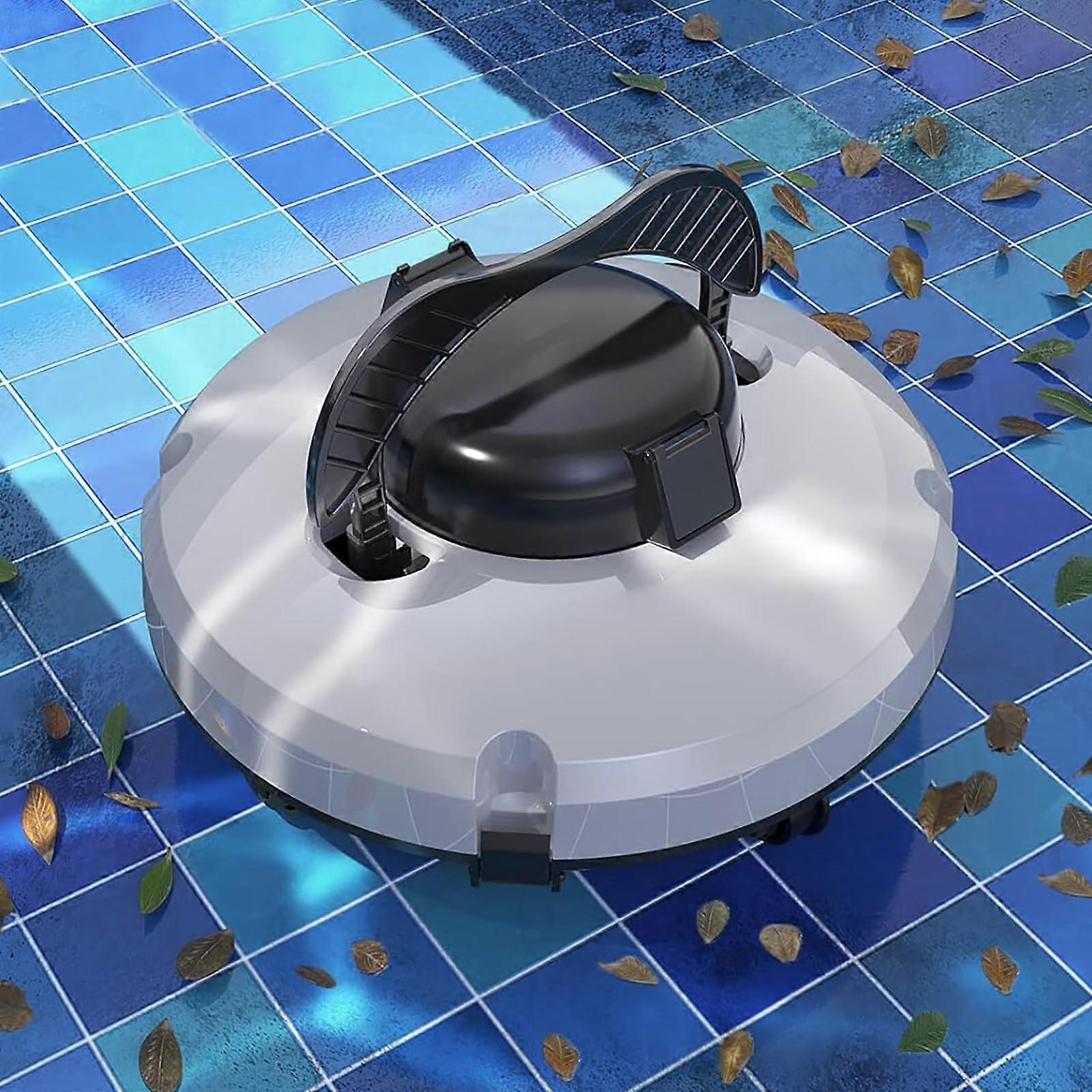Cordless Automatic Pool Cleaner Robot with  Load Filter for InGround Pools, 110V