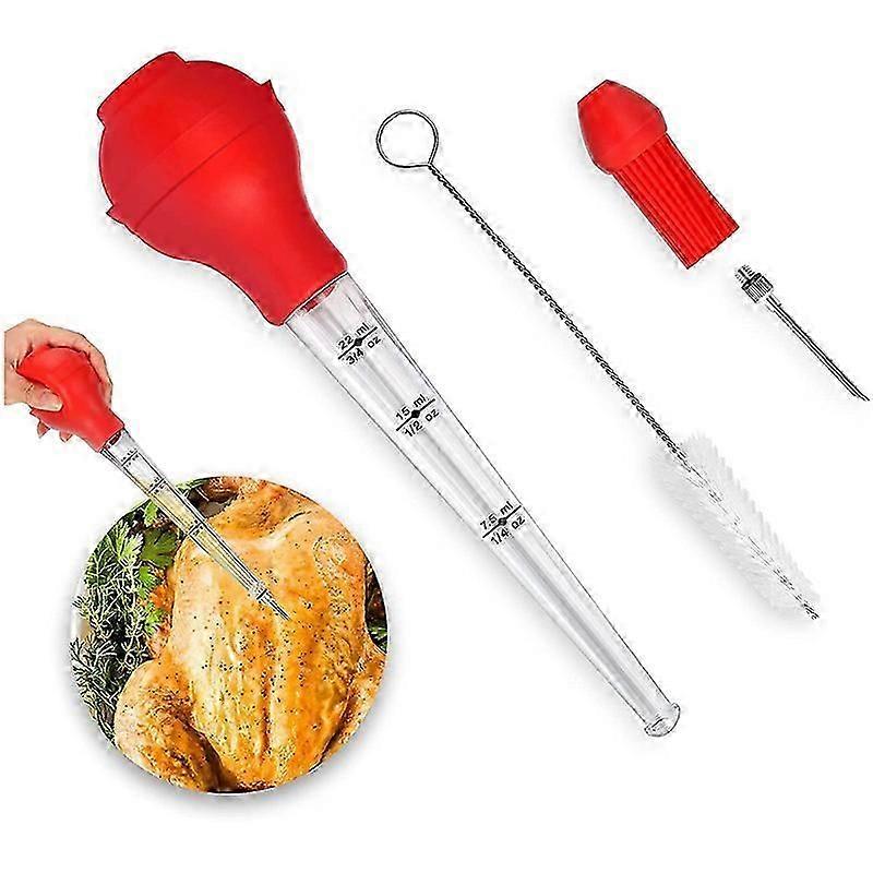 Grade Quality Silicone Bulb Including Meat Arinade Injector Needle