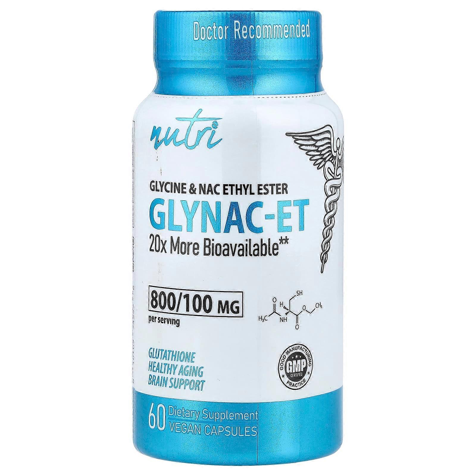 Nutri, Glynac-ET, 60 Vegan Capsules