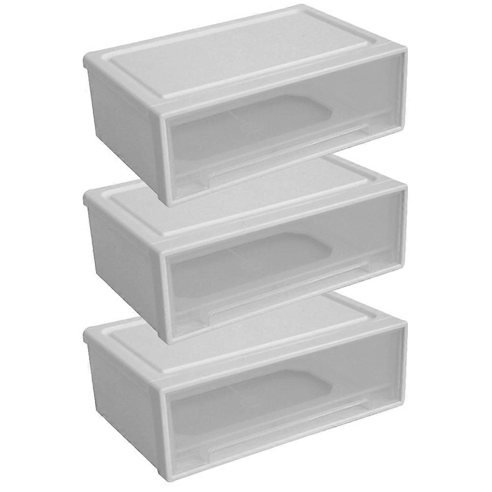 Plastic Organizer Makeup Drawer Storage Box with Function 1Set