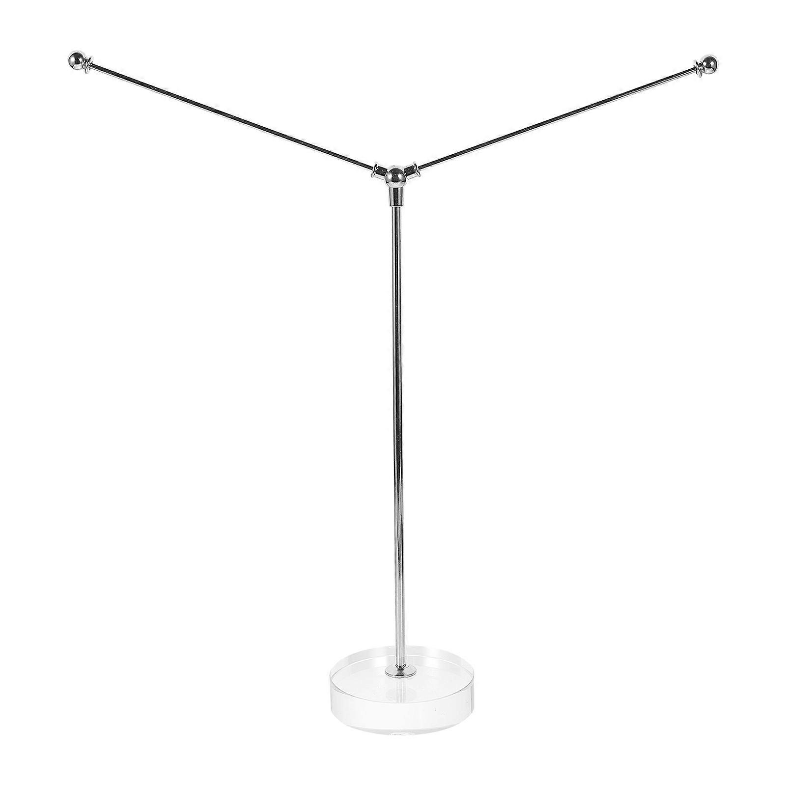 Tabletop Flag Stand Crystal Flag Holder for Decor Transparent Base