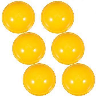 6 stks Plastic Pijpen Eindkap: Fitness Apparatuur Fitting Ronde Buis Deksel Meubels Been Gat Plug Socket Beschermende Binnenste Inzetstukken Voor Schermen Sport Ac