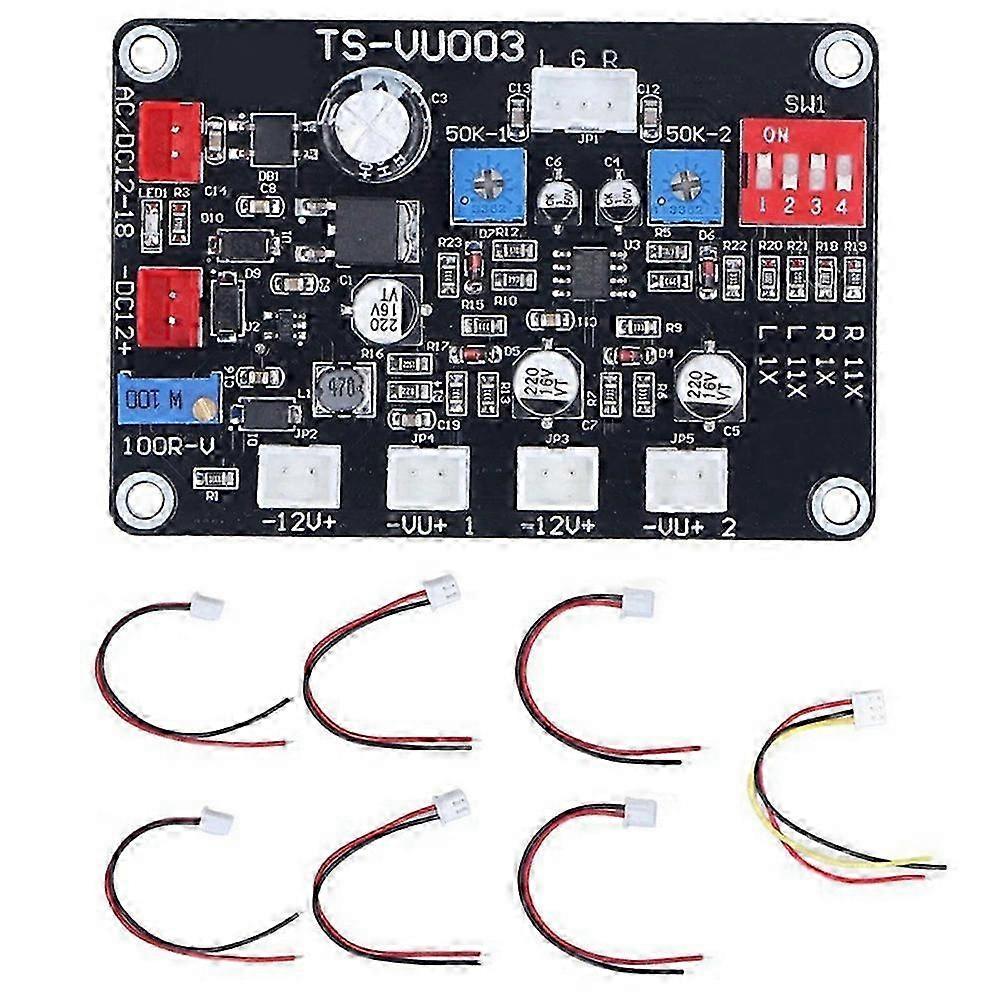 TS-VU003 VU Meter Driver Board Adjust VU Meter Driver Panel Backlight High-Frequency Low-Pass Panel Accessories