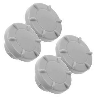 4pcs Bolt Covers For Playground - Plastic Gray Kids Slides Nut Screw Caps 3cm Inner Diameter - Safety Accessories For Indoor Playground Toddler Play S