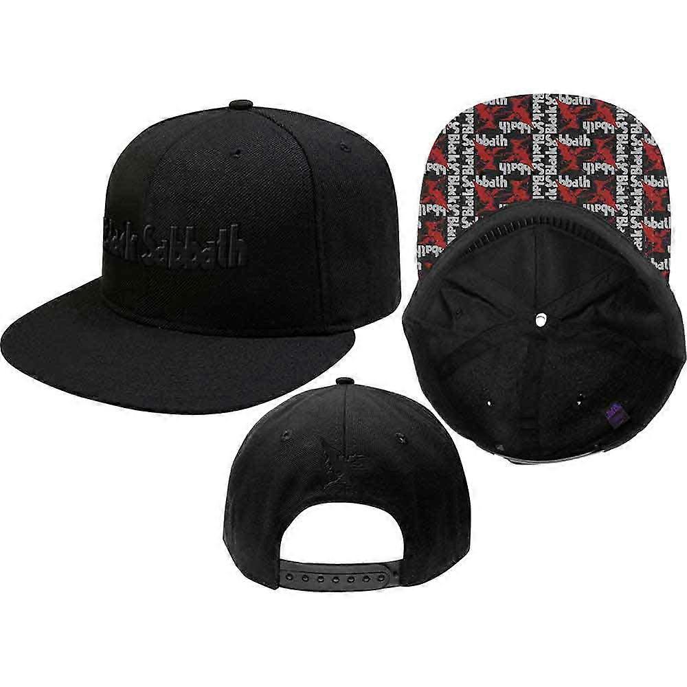 Black Sabbath band Logo & Demon Snapback Baseball Cap